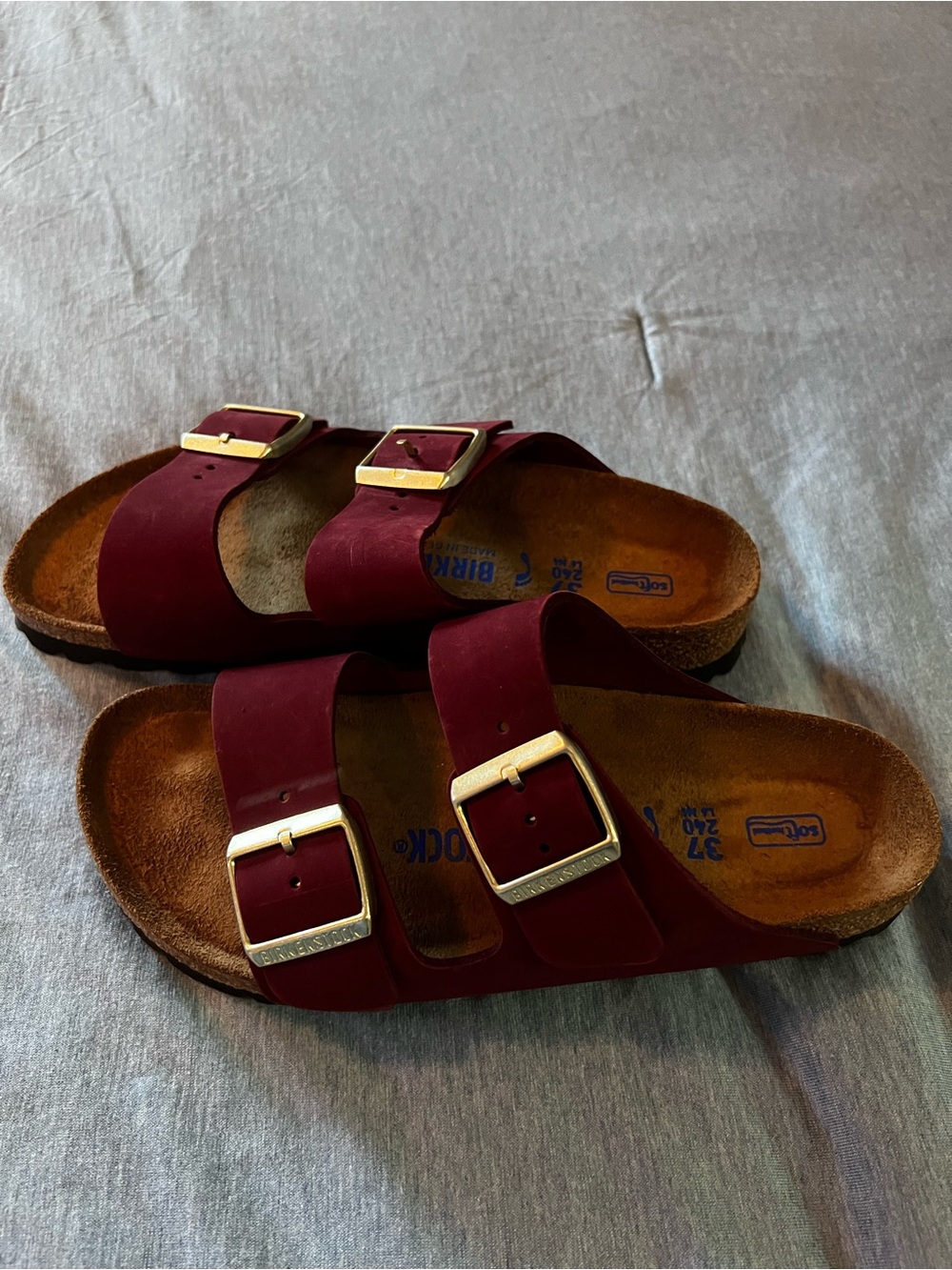 Birkenstock Arizona Two-Strap Sandals - Wine - Picture 5 of 5